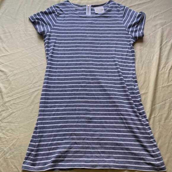 Sail to Sable | Navy & White Striped Shift Dress | Size XL | Used - Picture 1 of 3